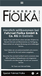 Mobile Screenshot of fahrrad-fiolka.de